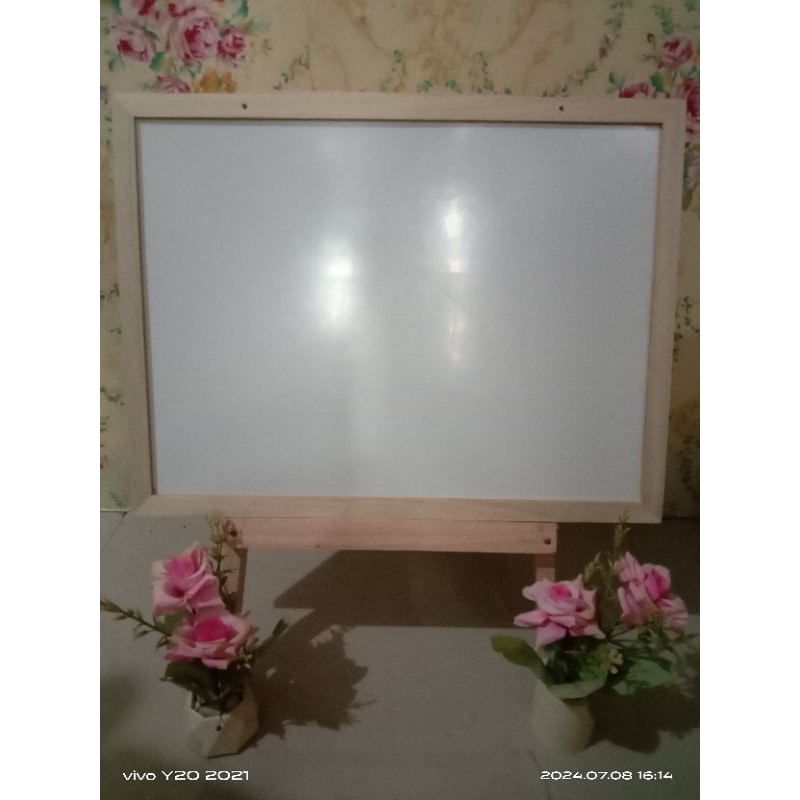 

COD// WHITEBORD// papan tulis anak Free SEPIDOL + PENGHPUS + PEYANGGA Ukuran 42 x 32cm