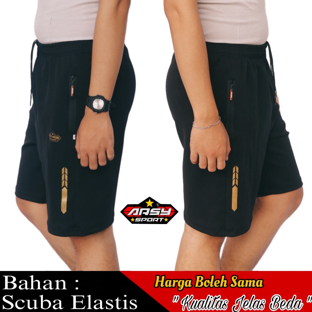 KODE C25G Arsy Sport  Celana Running Pria  Celana Pendek Olahraga Sport Short Pant Gym  SC3