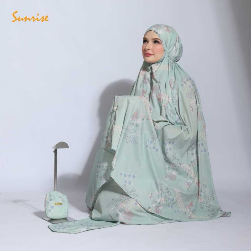 Mukena Sunrise - Ami Series - Mukena Travel Katun Silky Resleting