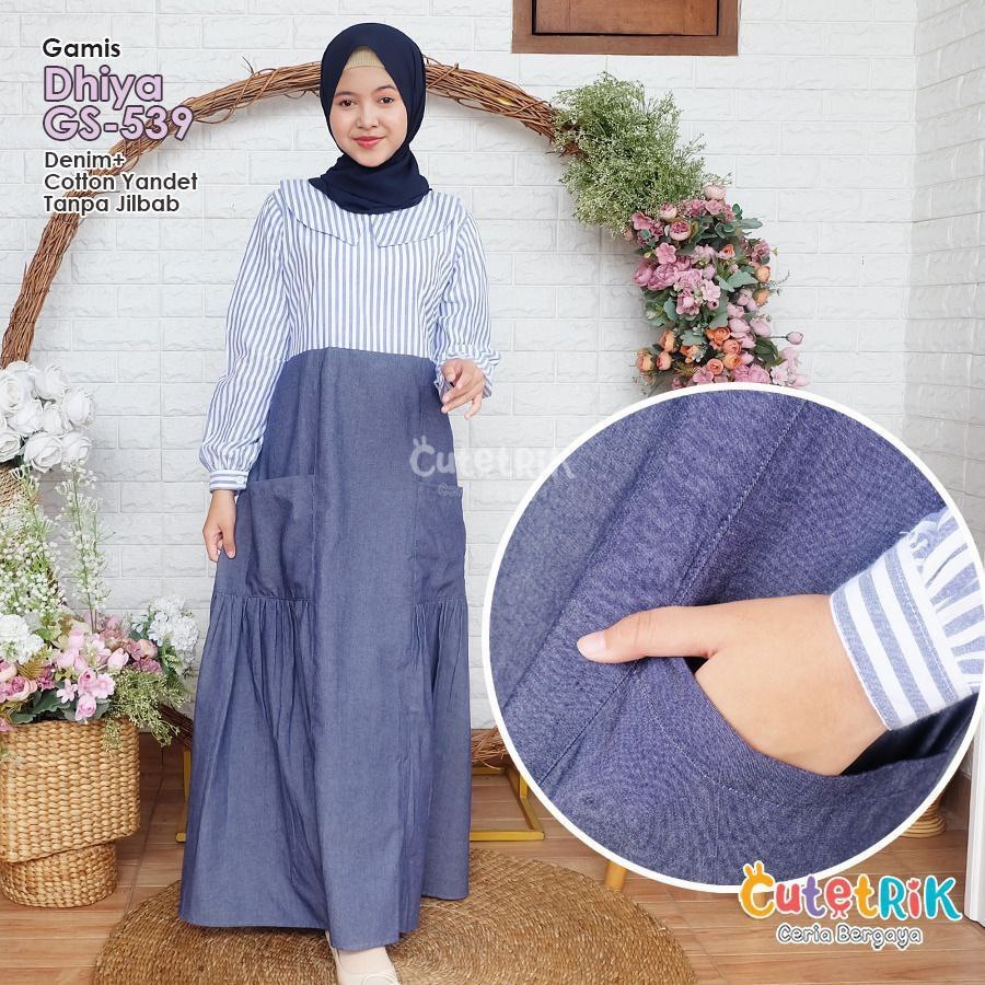 Gamis Dhiya GS-539 Cutetrik