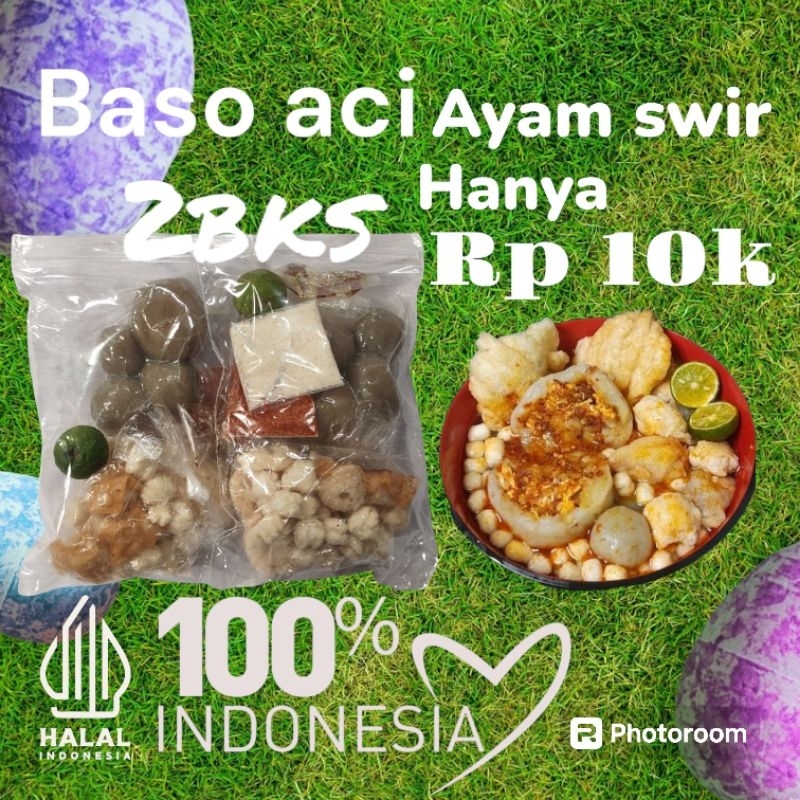 

baso aci ayam swir paket 2 bks murah meriah khas garut