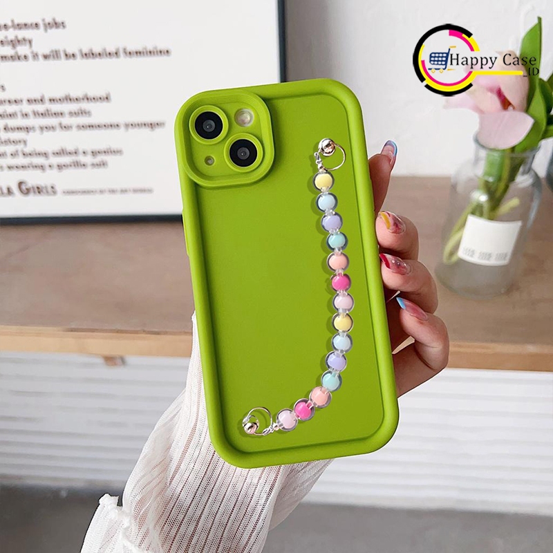 GC96 SOFTCASE UNTUK IPHONE 7 8 7+ 8+ X XS XR 11 12 PRO PROMAX GELANG RANTAI PELANGI HC9916