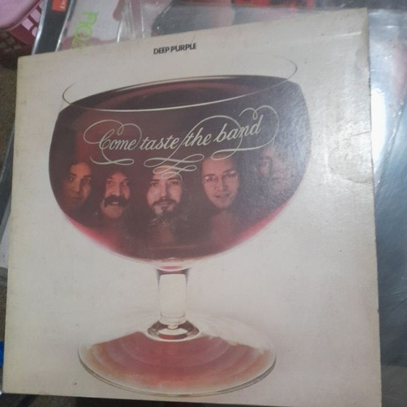 vinyl piringan hitam deep purple come taste the band rilisan uk 1975