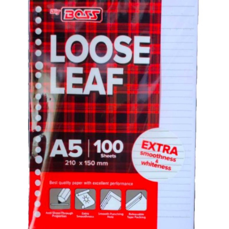 

AYO BELI Loose Leaf A5 isi 1 lembar GARIS