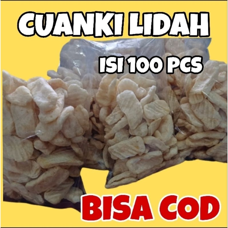 

CUANKI LIDAH ISI 100 PCS