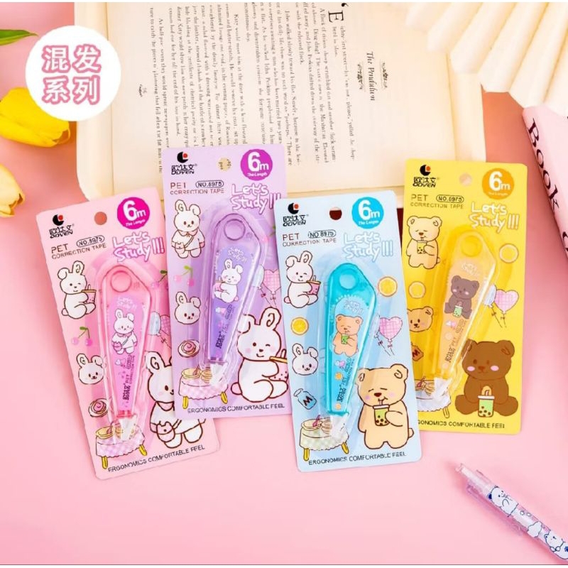 

COD Correction Tape Tip Ex 6M Motif Lucu / Tip X Pita Roll