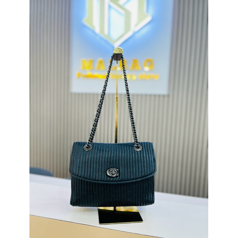 Coach Parker Quilted Leather Shoulder Bag Tas Wanita