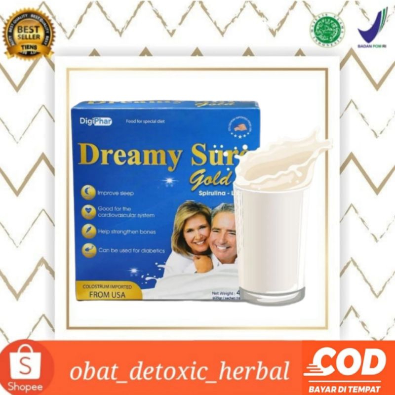 

Dreamy sure gold Asli susu atasi insomnia susah tidur Original