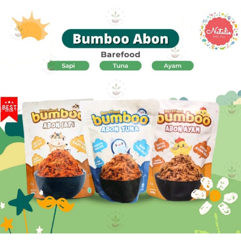 

(BUY 3 GET GIFT) BUMBOO Abon asli Mpasi Ayam, Sapi dan Tuna Tekstur Lembut FREE MSG