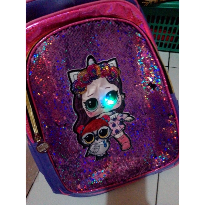Tas LOL LED anak perempuan