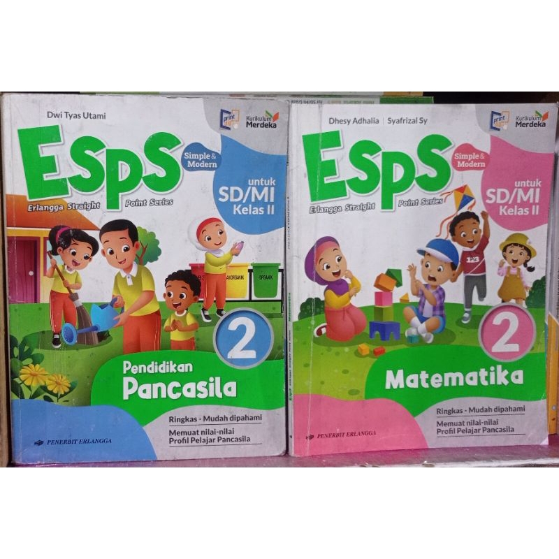 ESPS PENDIDIKAN PANCASILA, ESPS MATEMATIKA KLS 2 SD KUMER BEKAS