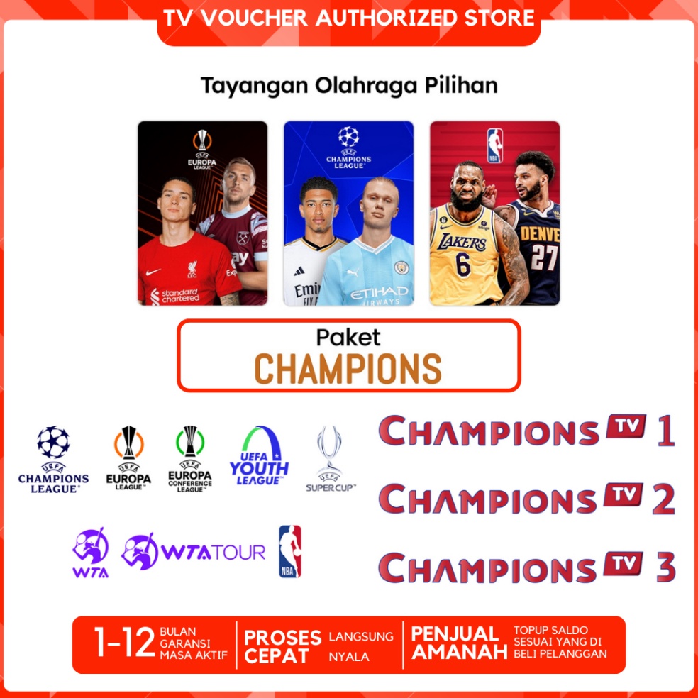 Champions Paket Matrix Garuda Sinema Nex Parabola Paket 25 Champions n C4Y7