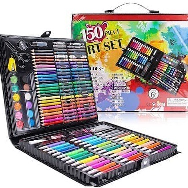 

Pensil Warna Art Set Full Crayon 15 Pcs Anak Alat Seni Lukis Gambar y Y5S2