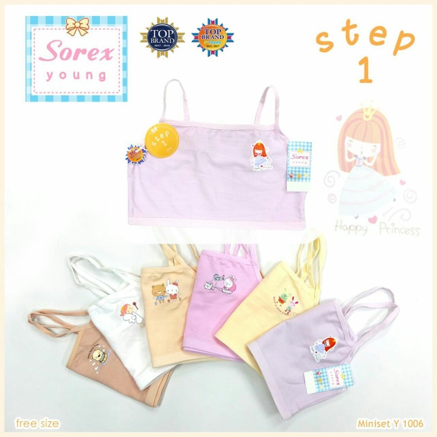 Sorex Y 1006 BH Bra Miniset Anak Perempuan Tali Kecil
