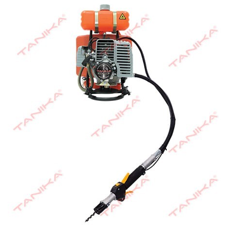 Mesin Bor Pohon Perkebunan Sawit Karet Kopi Gaharu Engine Drill Model Gendong TANIKA Tipe TNK FPM7 O