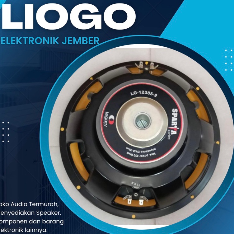 Speaker Legacy 12 Inch Legacy Sparta LG 12385 2 Subwoofer 12 Inch Legacy 12385 Double Coil Audio Sub