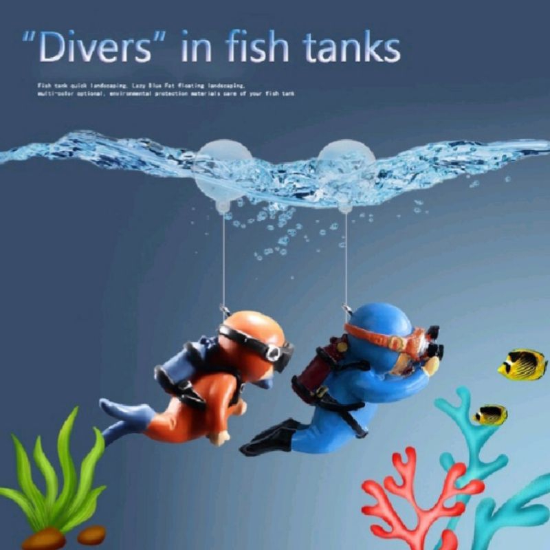 Miniatur Ornamen PENYELAM Aquarium Aquascape