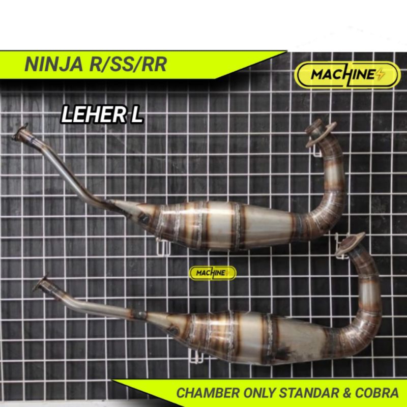 CHAMBER PERUT KNALPOT NINJA R SS RR COBRA LEHER L ORIGINAL MACHINE BUKAN AHAU ABRT