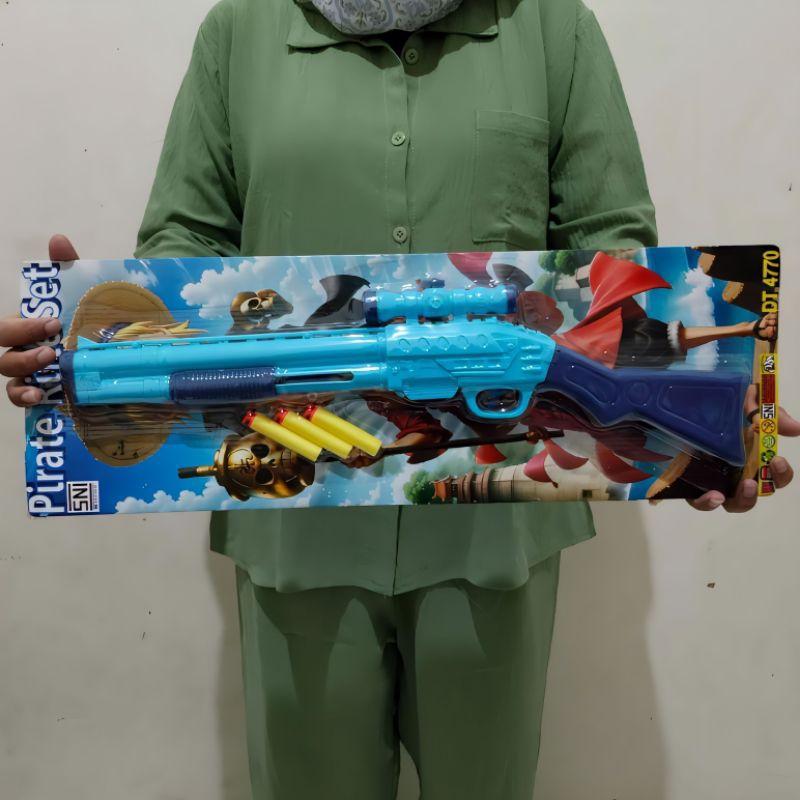 Mainan Tembakan Nerf Peluru Busa Targeting Pirate Set Murah Lengkap Anak Laki Edukasi - Tembak Temba