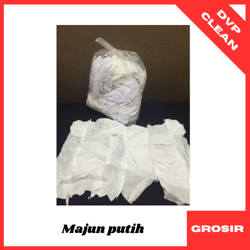 MAJUN PUTIH 1kg / Kain Lap Majun Putih