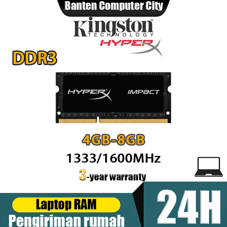 KODE E29Z Pengiriman Jakarta Laptop DDR3L Ram 4GB 8GB Kingston Hyperx Laptop RAM DDR3 135V 16MHZ SOD