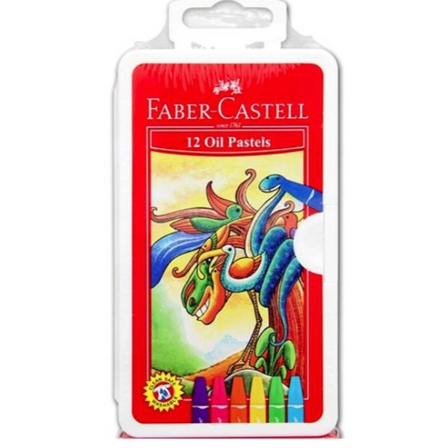 

GROSIRAN MURAH Crayon oil pastel 12 warna Faber Castell