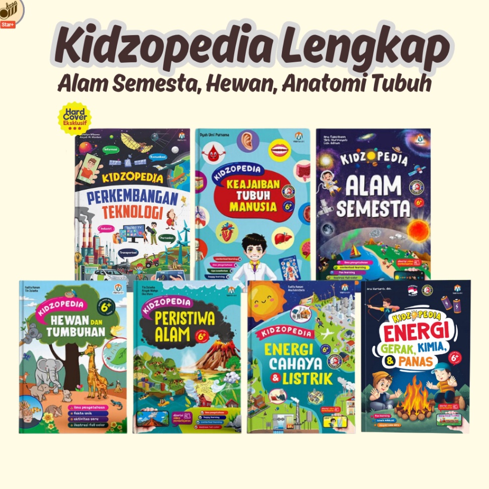 KODE T4Q8 Buku Ensiklopedia Kidzopedia Alam Semesta Perkembangan Teknologi Hewan dan Tumbuhan Anatom