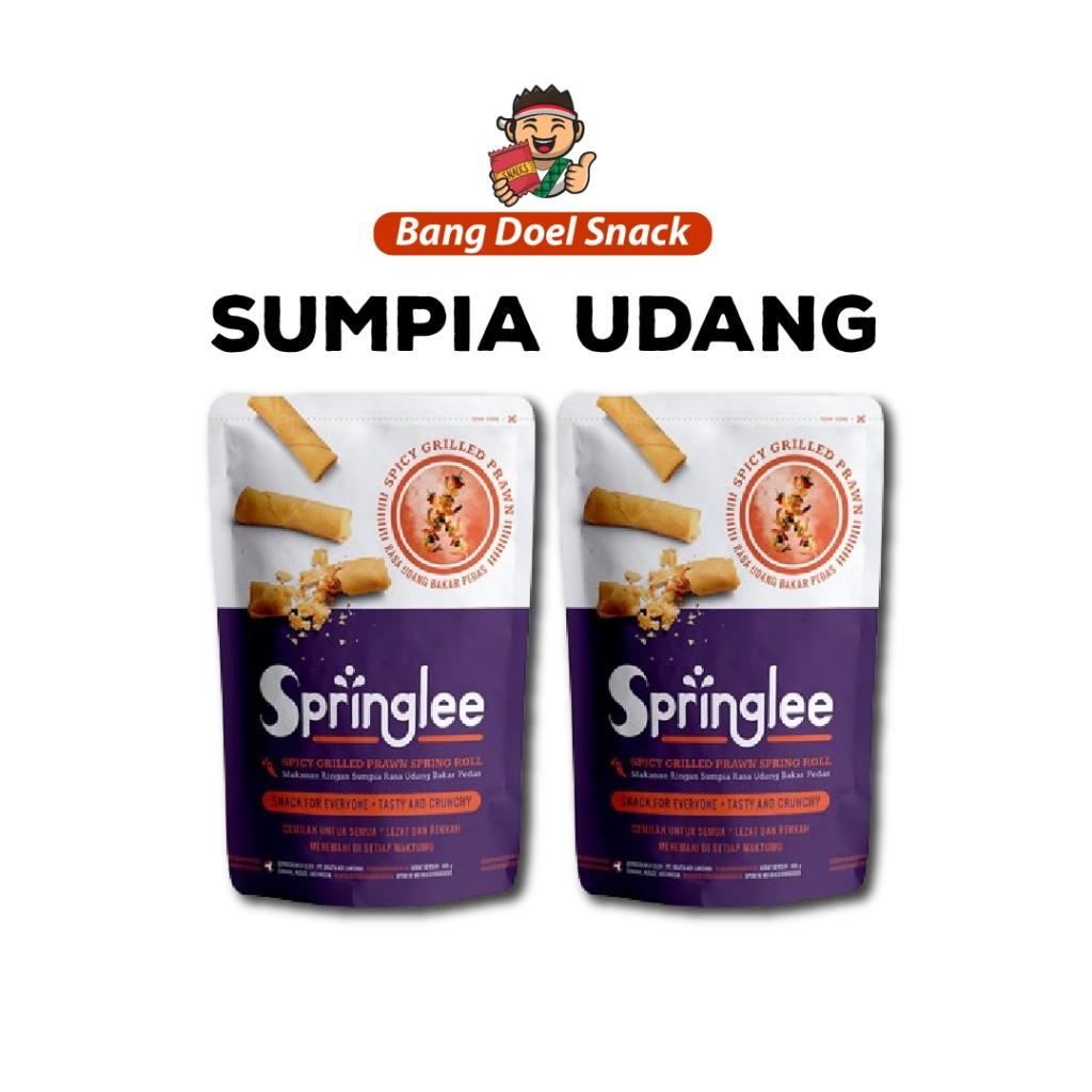 

Springlee - Sumpia Udang Bakar Pedas 70g & 100g