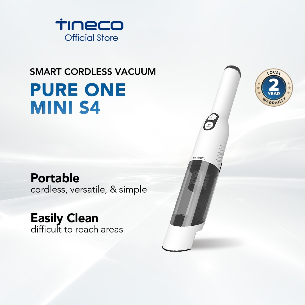 Tineco Pure One MINI S4 Smart Cordless Handheld Vacuum Cleaner Portable Mobil Penyedot Debu Vakum