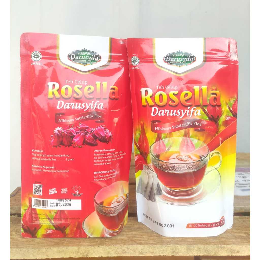 

Teh Celup Rosella (Vitamin C Alami) Teh Bunga Rosella - Teh Rosela Untuk Diet Alami