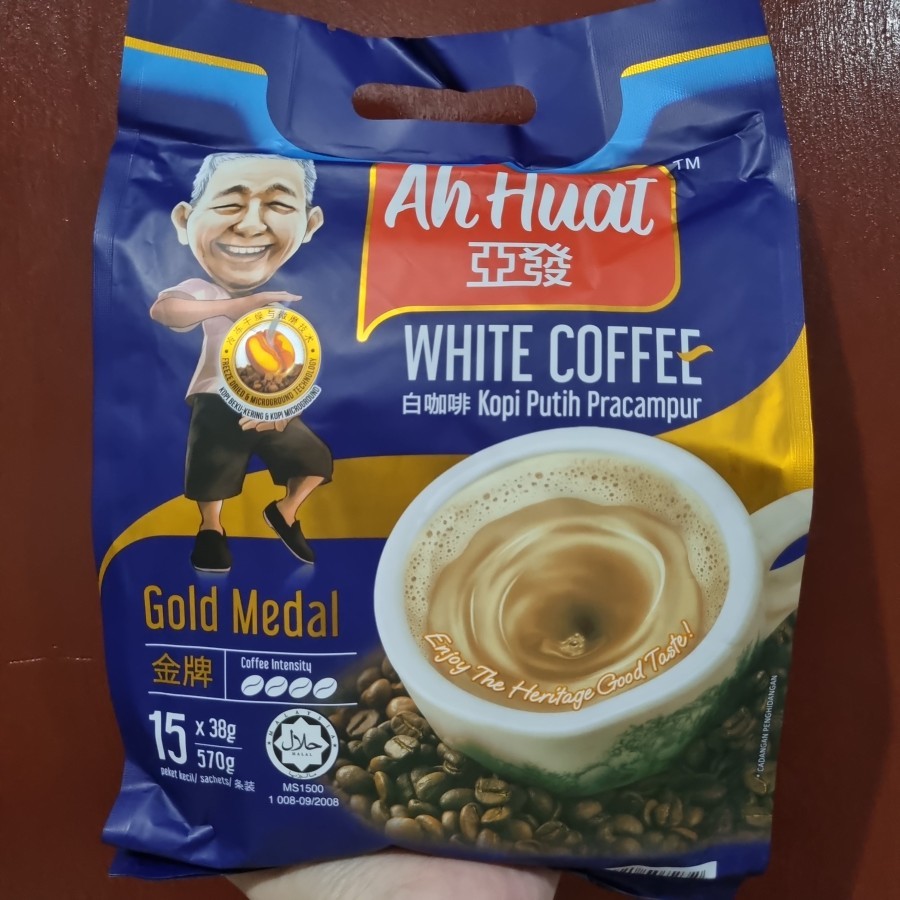 

AH HUAT WHITE COFFEE / GOLD MEDAL / AH HUAT GOLD MEDAL | Malaysia (HALAL) | KOPI MALAYSIA | KOPI IPO