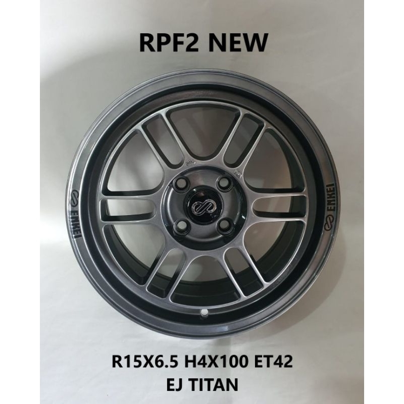 Velg rpf ring 15 lebar 6.5 et42 ej titan