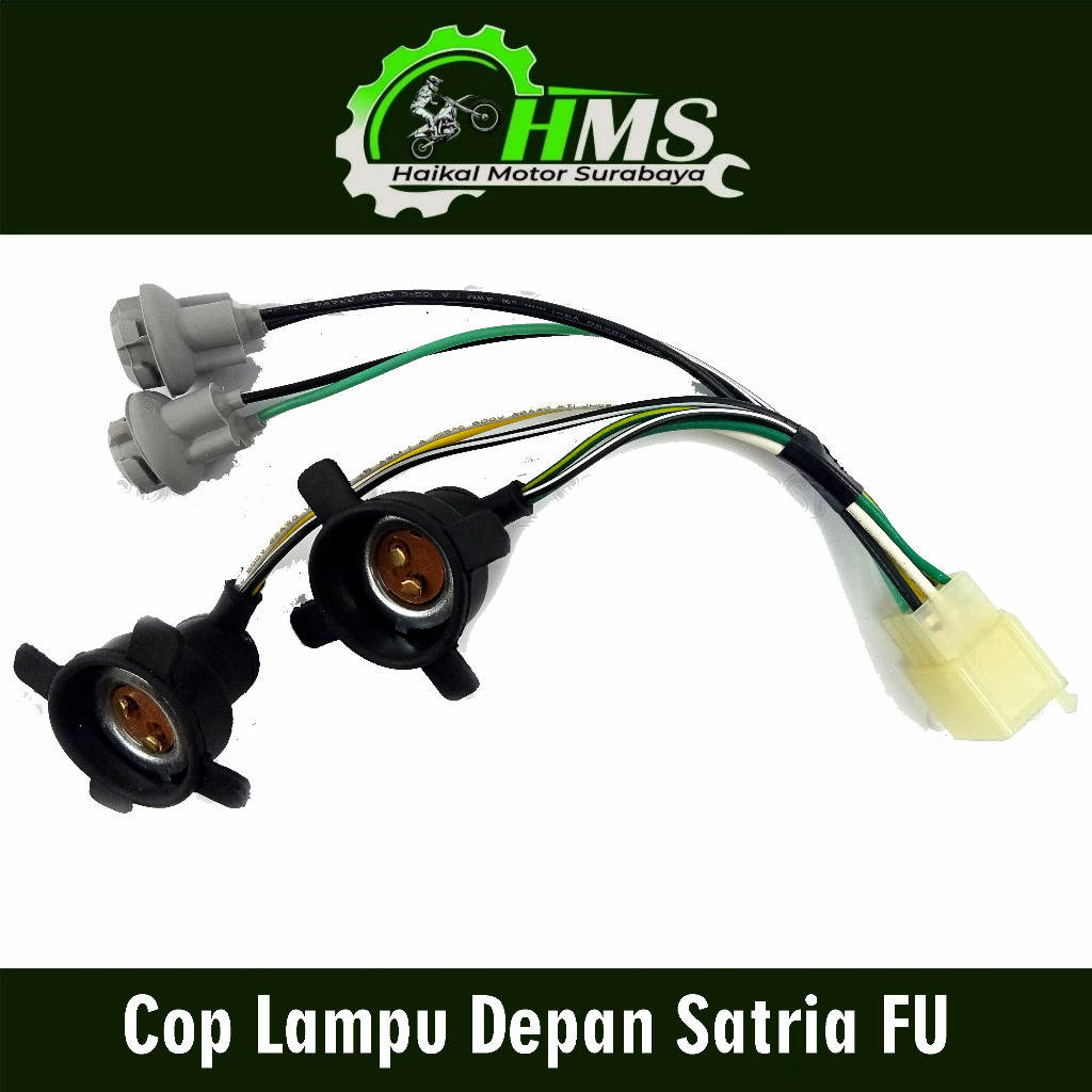 COP LAMPU DEPAN SATRIA FU - PITINGAN FITTING SOKET DOP DEPAN SUZUKI SATRIA FU 150