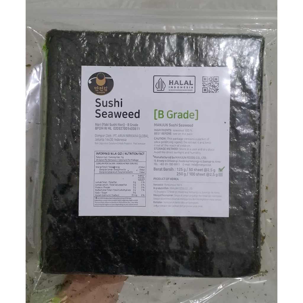 

Manjun sushi nori isi 5pcs