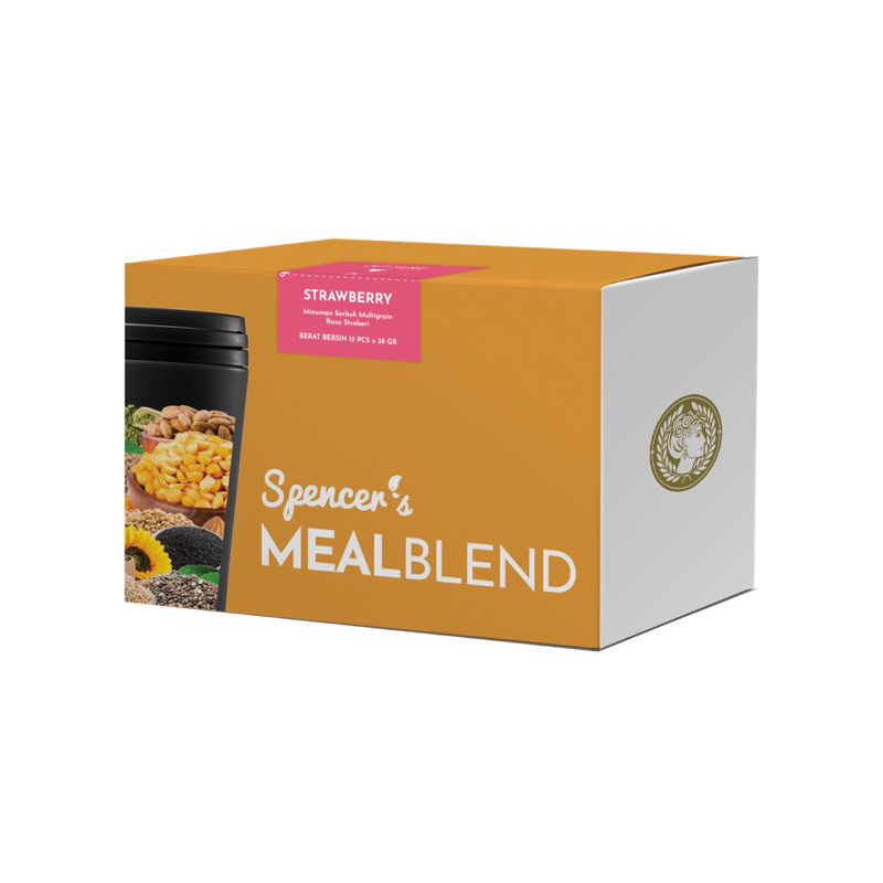 

spencer’s mealblend multigrain naked - strawberry ( meal replacement)