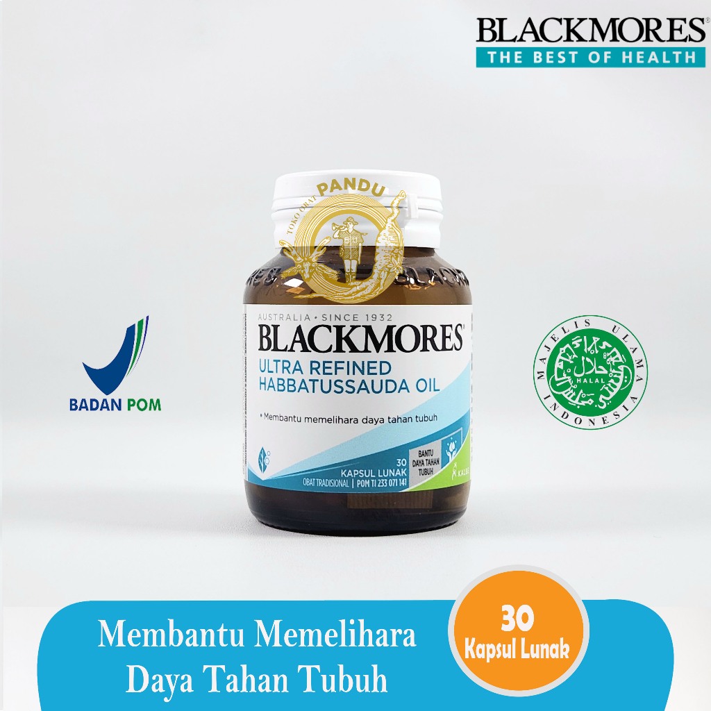 BLACKMORES ULTRA REFINED HABBATUSSAUDA OIL (30 kapsul lunak)
