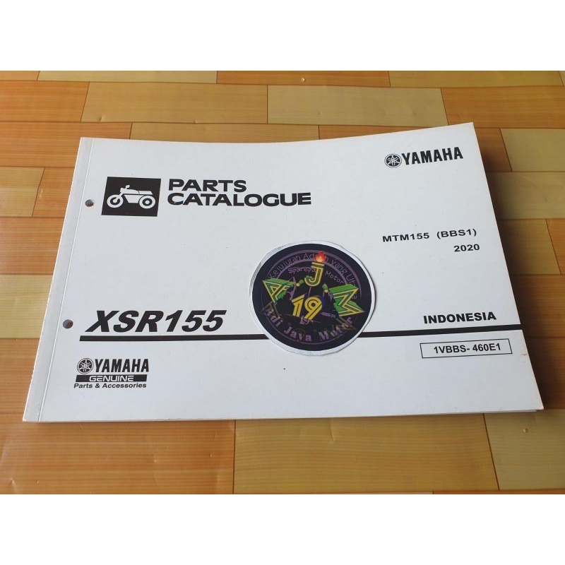 Buku Part Catalog Katalog Copian Yamaha XSR 155