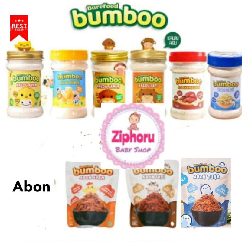 

BAREFOOD BUMBOO KALDU AYAM,SAPI,JAMUR,KEJU BUBUK, IKAN TERI, ATI AYAM MPASI TANPA MSG ASLI