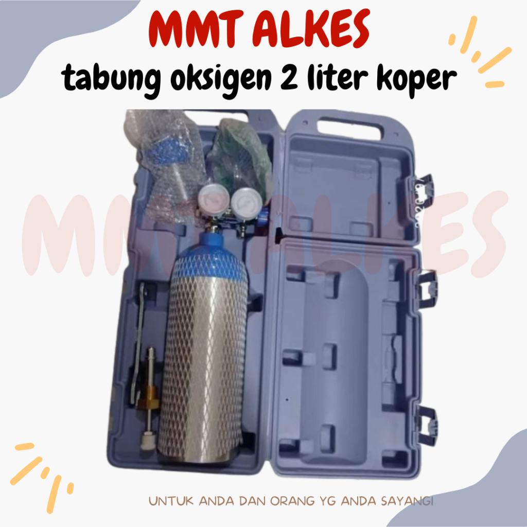 tabung oksigen 2 liter portable tabung koper