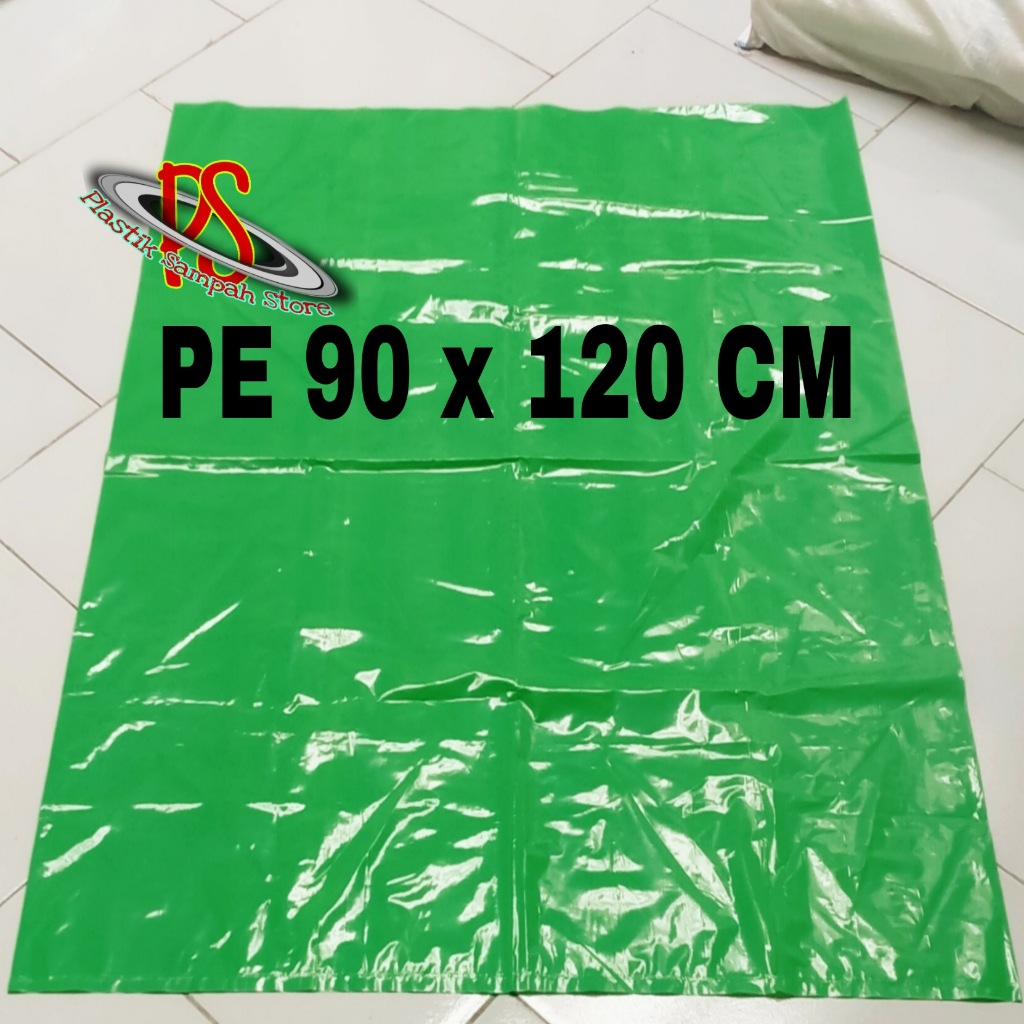 Kantong Plastik Sampah Hijau 90 x 120 cm Kantong Sampah 90 x 120 Cm , Plastik Sampah 90 x 120 Cm