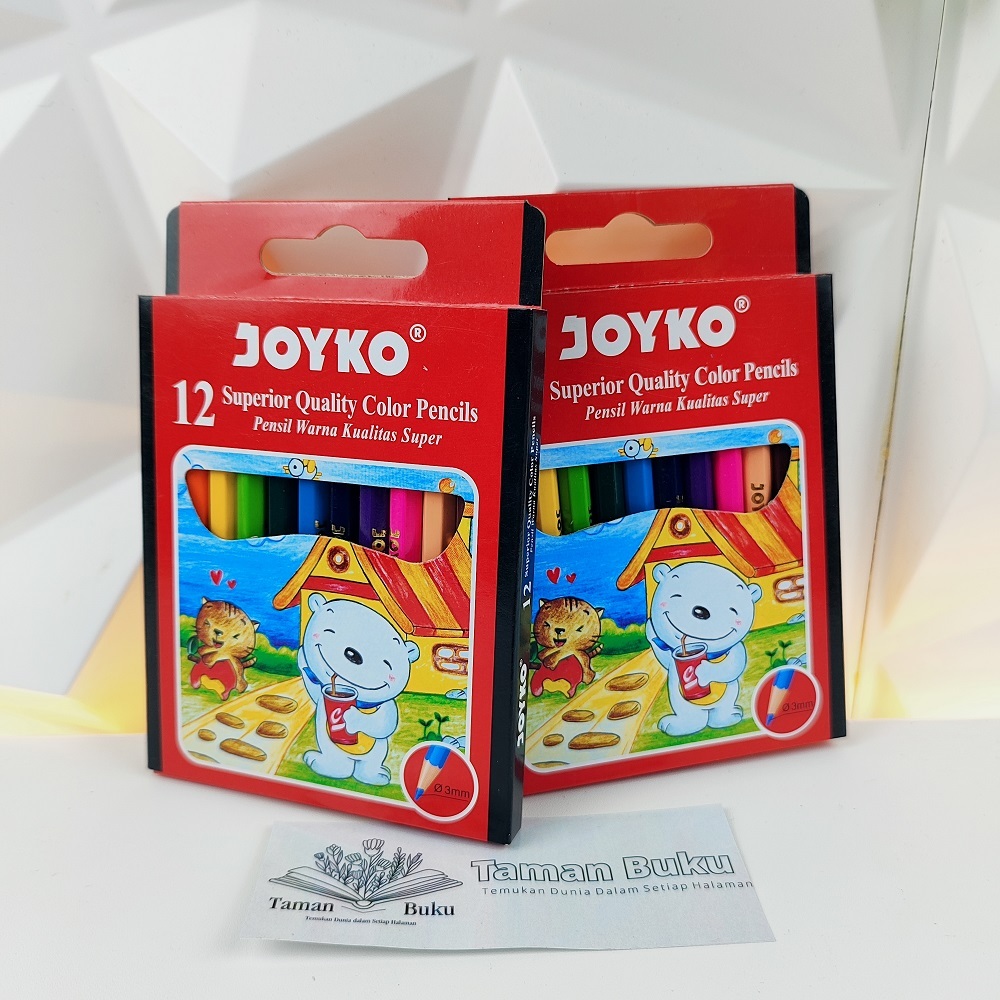 

Pensil 12 Warna Joyko Superior Quality Pencil Pendek