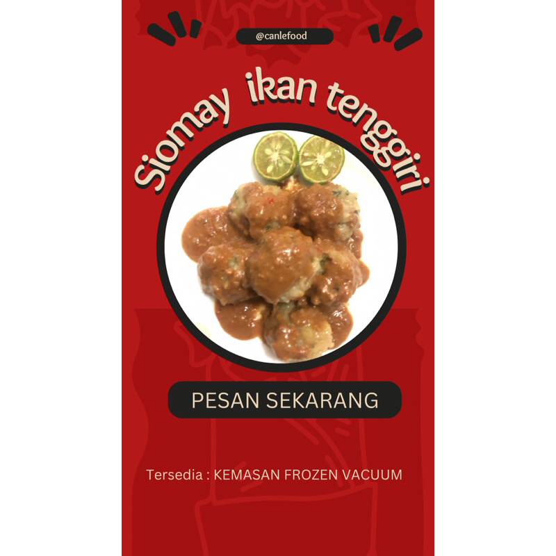 

SIOMAY IKAN TENGGIRI ASLI