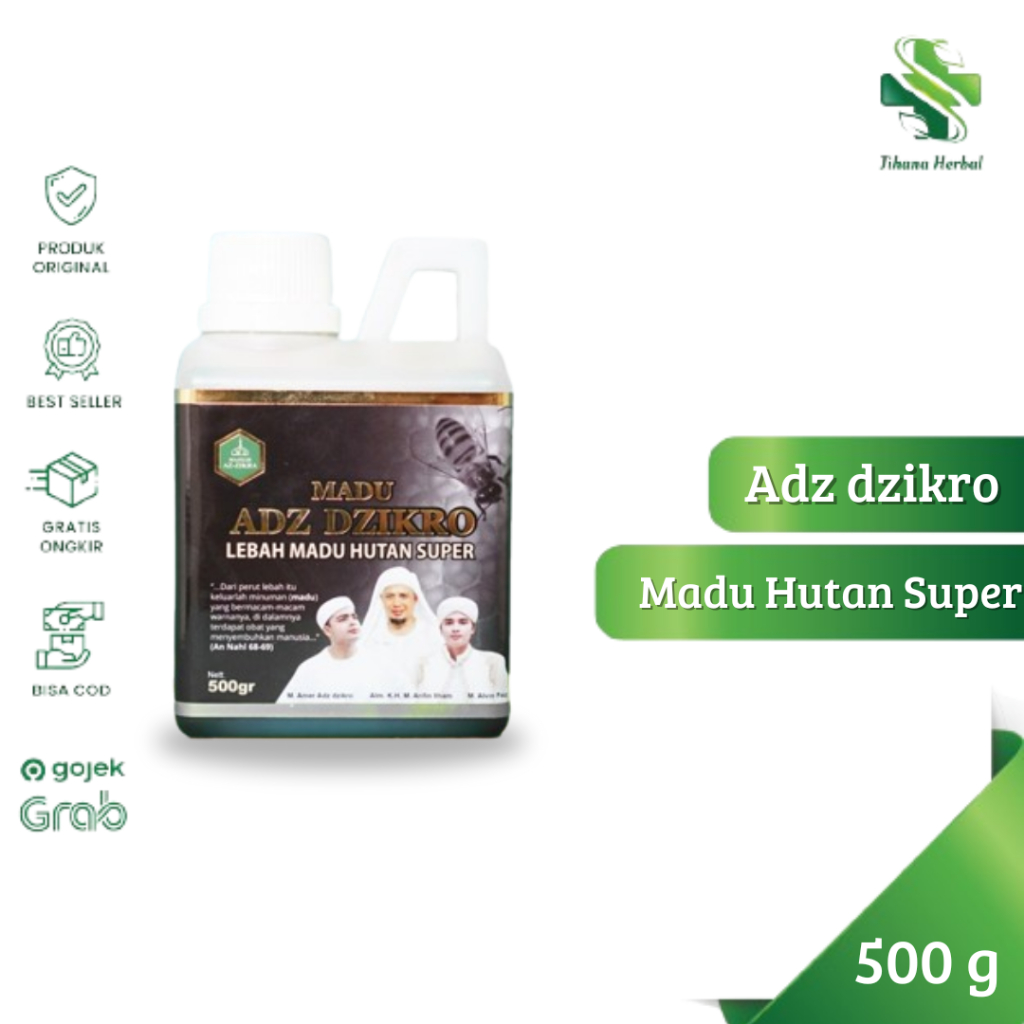 

ADZ DZIKRO Madu Kesehatan Hutan Super 500 Gram