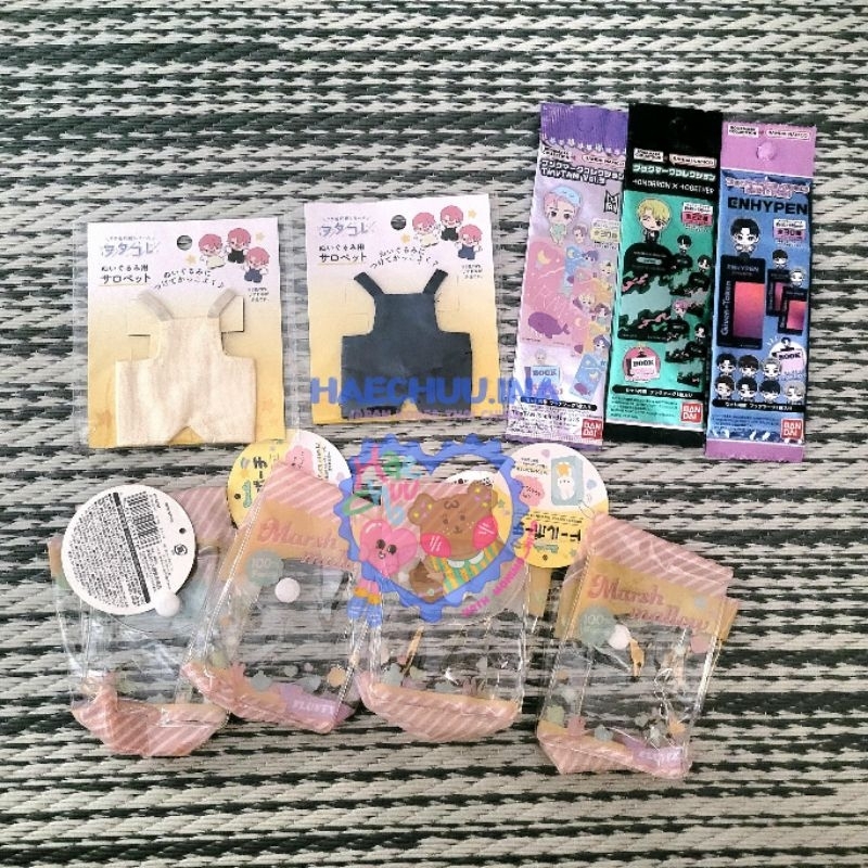 [ready INA] baju boneka doll clothes 6-9cm tas boneka plush doll kpop