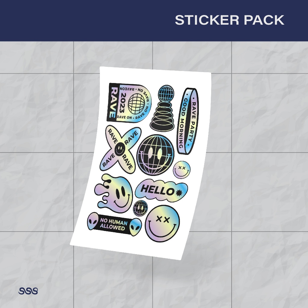 

STICKER HELM / STICKERPACK AESTHETIC 009