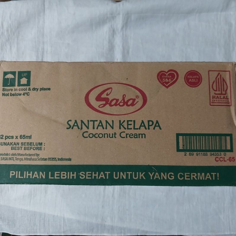 

SASA SANTAN KELAPA 65ml DUS (1 dus isi 32 pcs)