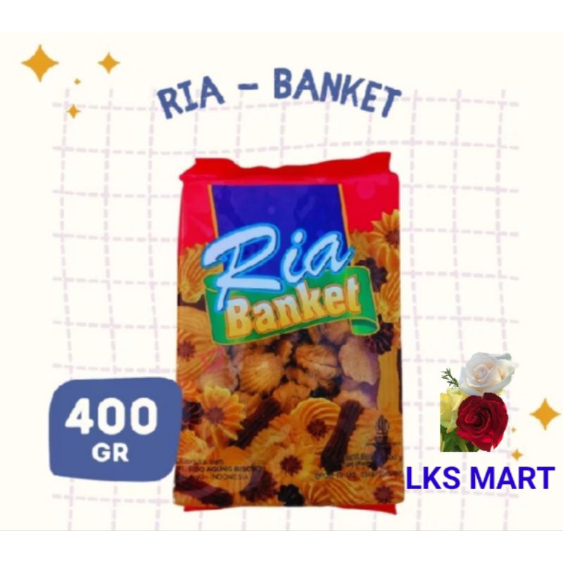 

Biskuit Ria Banket 400 gr kue kering yang lezat dan gurih