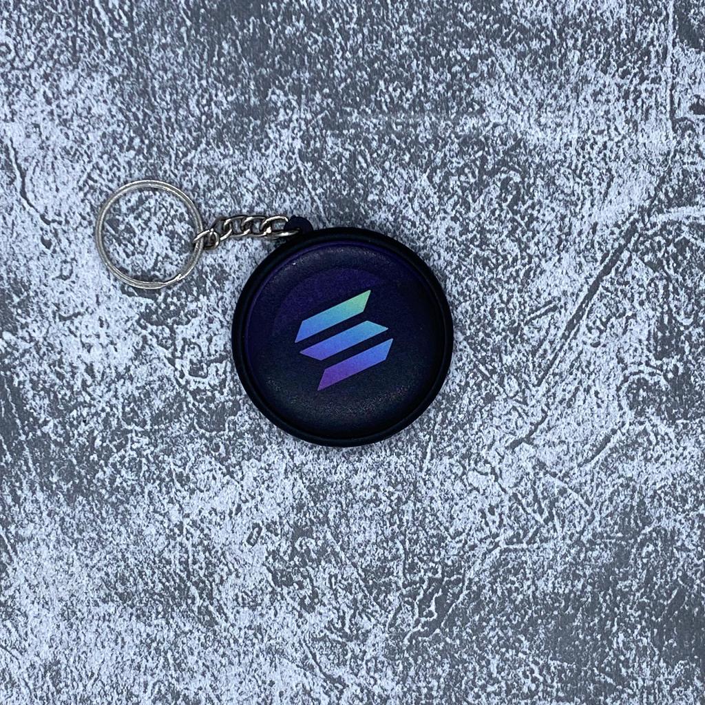 Moonmarket Keychain Crypto " Solana " - Gantungan Kunci Crypto/Crypto/Keychain Crypto/Gantungan