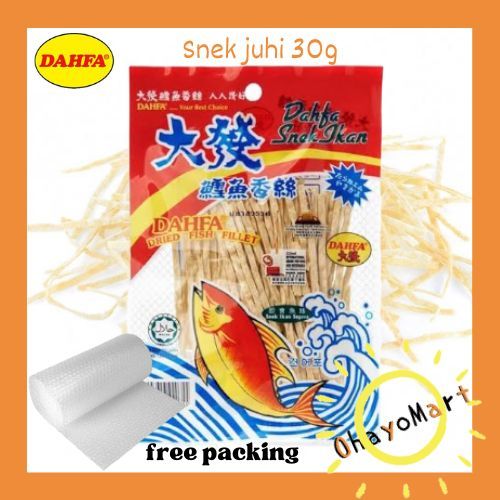 

Dahfa Snek Ikan/ Dried fish fillet/ snack juhi 30grm