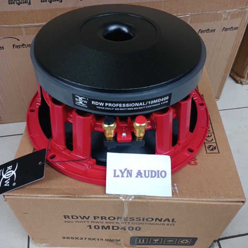 SPEAKER COMPONENT RDW 10MD400 VC 3 INCH 800 WATT ORIGINAL